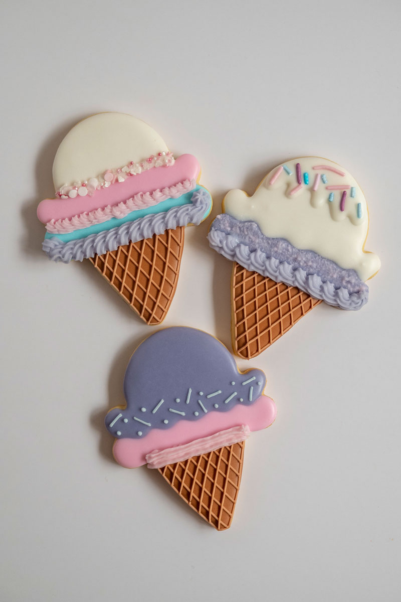 Ice Cream Cookies - Mara Cookies