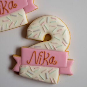 Age Number Cookies - Mara Cookies