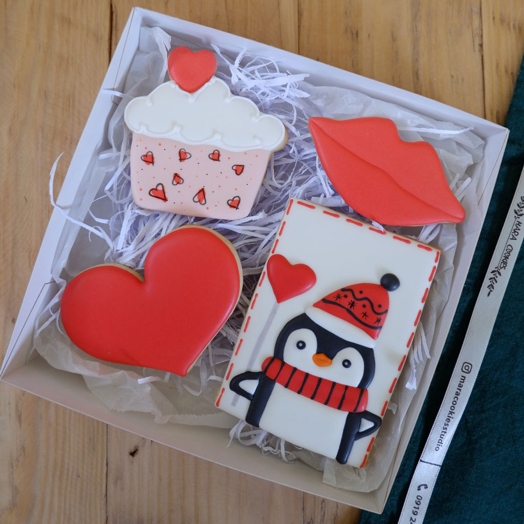 Valentine Cookies - Mara Cookies