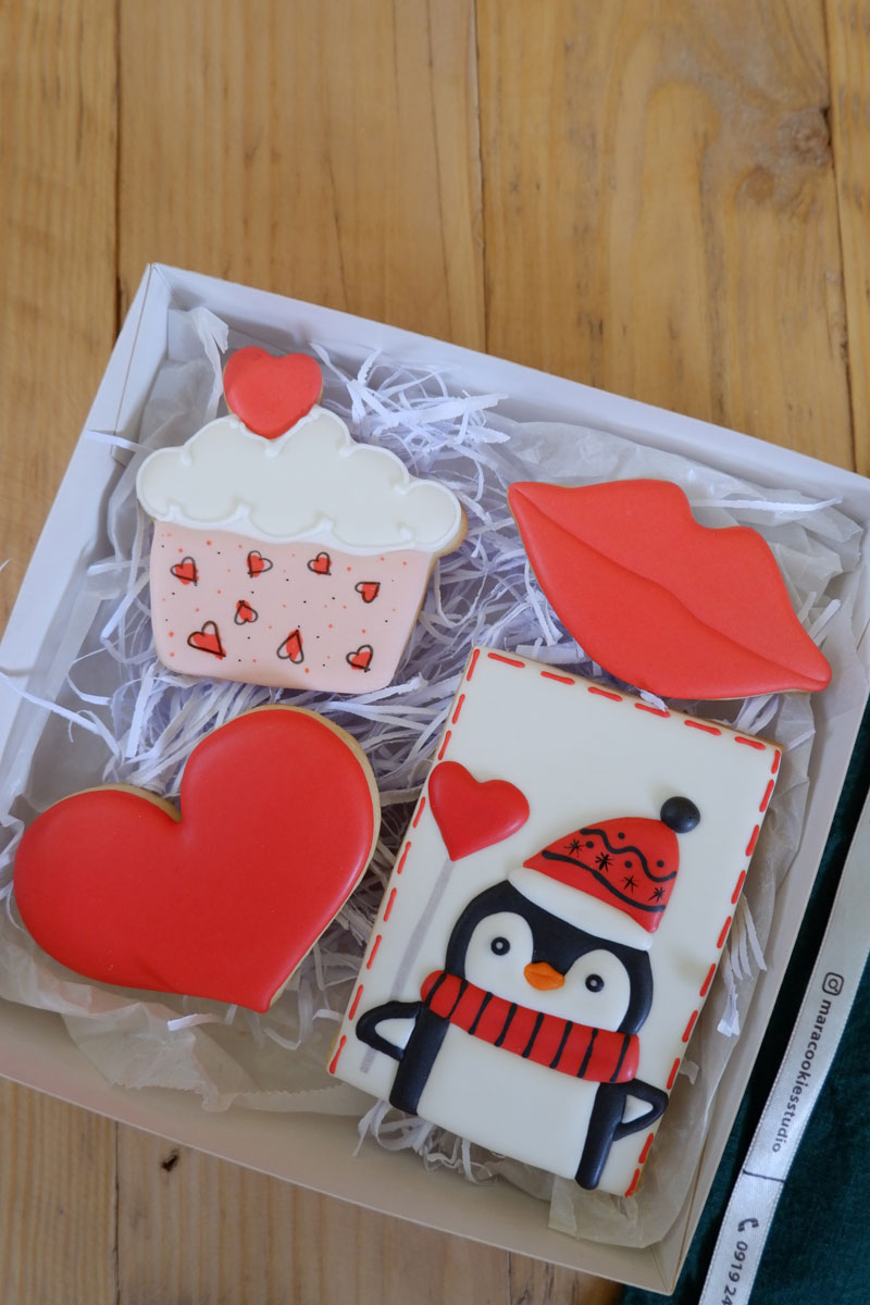 Valentine Cookies - Mara Cookies