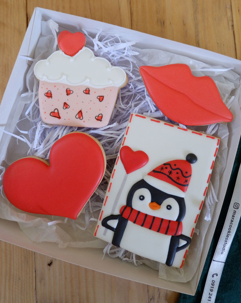 Valentine Cookies - Mara Cookies