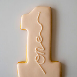 1st Birthday Cookies - Mara Cookies