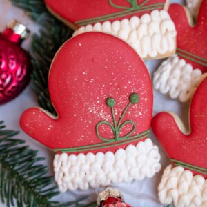 Gloves Cookies - Christmas Cookies - Mara Cookies